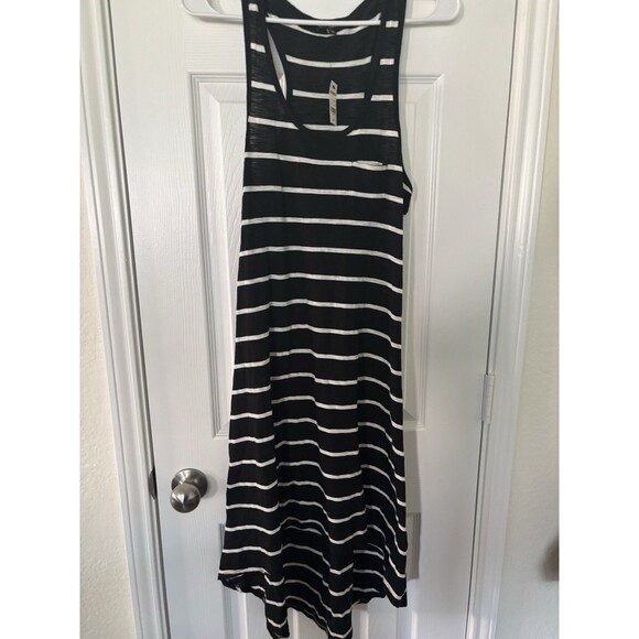 Express Black & White Sleeveless Tank Stripe Dress Size Small Women NEW - Picture 1 of 6